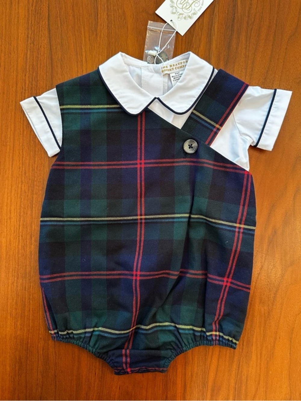 NWT TBBC Barr Clay Bubble Twill 1979 Worth Avenue White/Horse Trail Tartan